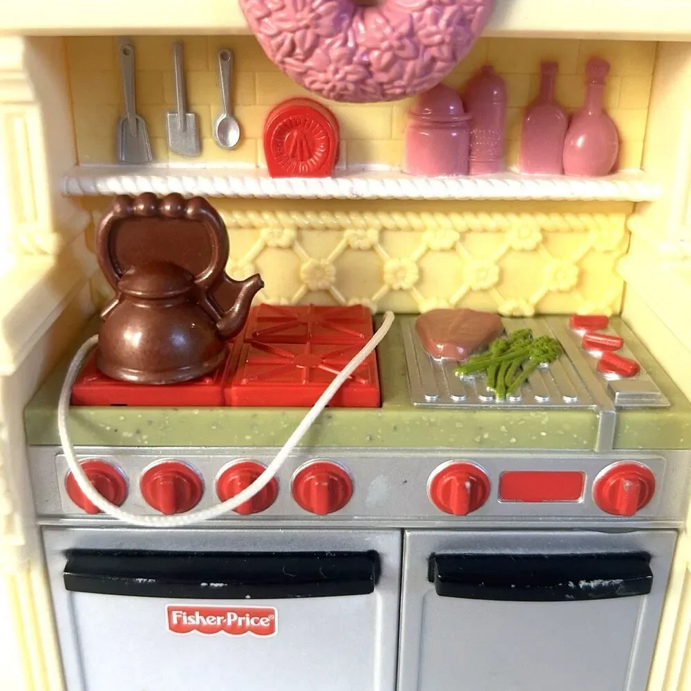 Fisher-Price Loving Family Dollhouse Kitchen Stove Oven with Sounds  2008